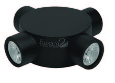 دکوراتیو گرد لوله کوتاه چهار طرفه لنز تخت RL 204F-4
