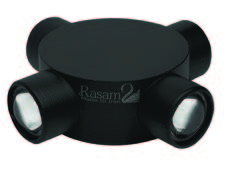 دکوراتیو گرد لوله کوتاه چهار طرفه لنز محدب  RL 204-4